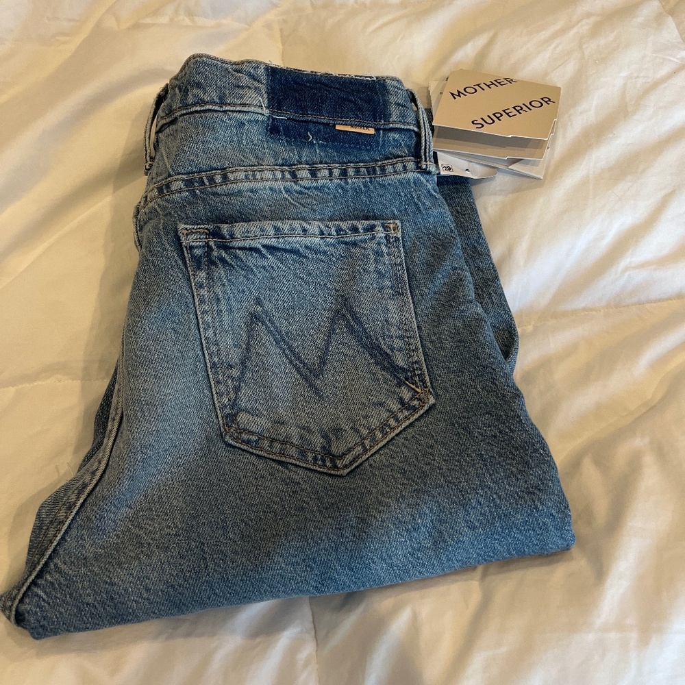 Women’s Mother Denim The Outsider Flood Fray